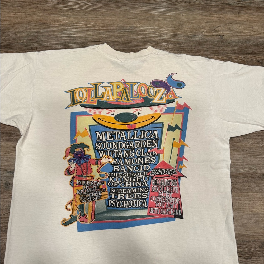 RARE VINTAGE Metallica 1996 Lollapalooza T-Shirt - Picture 6 of 15